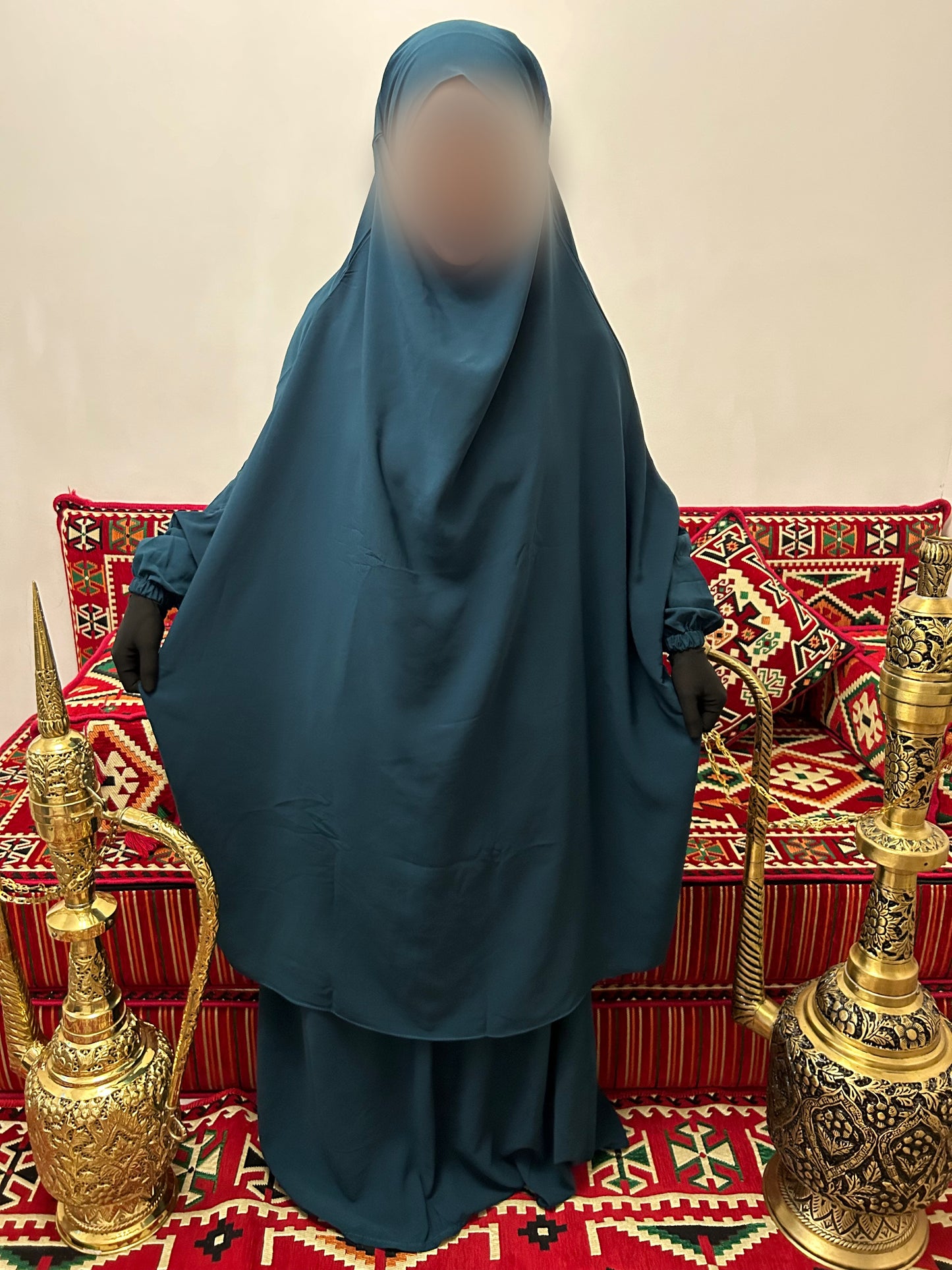 Teal jilbabs